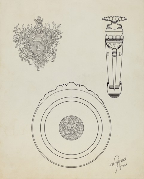 Silver Tankard: Detail, c. 1936.