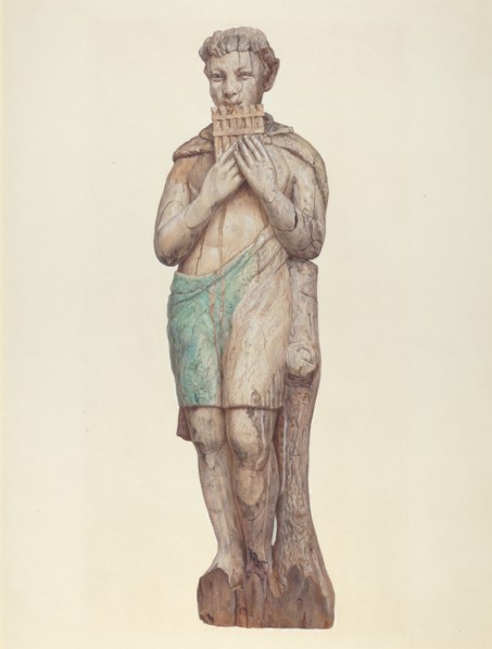 Circus Wagon Figure: Pan, c. 1938.