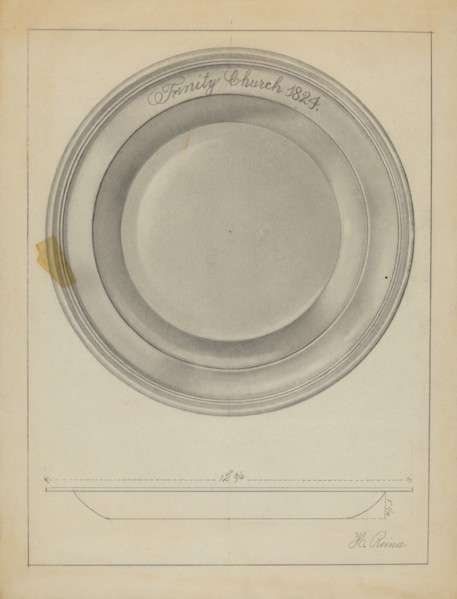 Silver Baptismal Basin, 1935/1942.