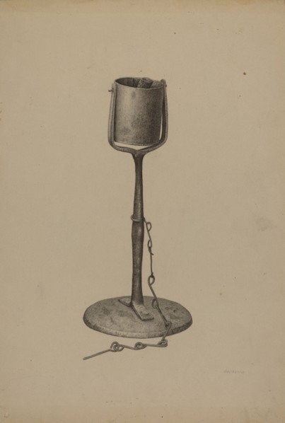 Pennsylvania Fat Lamp, c. 1940.