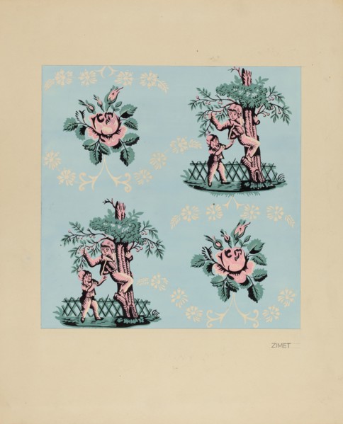 Wall Paper ("The Cherry Boy"), c. 1937.