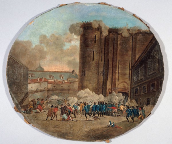 Storming of the Bastille, July 14, 1789.