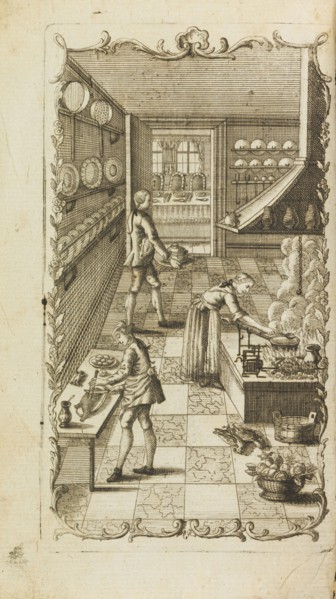 New well furnished cooking book, 1766. Private Collection.