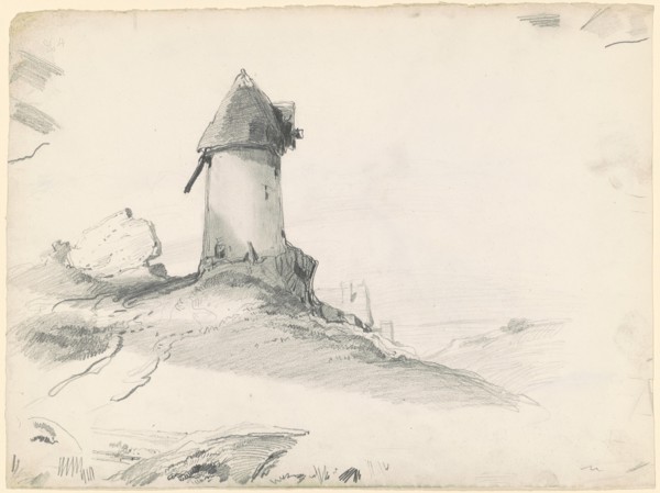 Landscape with Mill, 1835-1840.