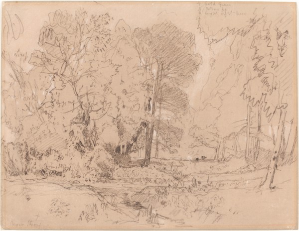 Wooded Landscape, probably 1841.