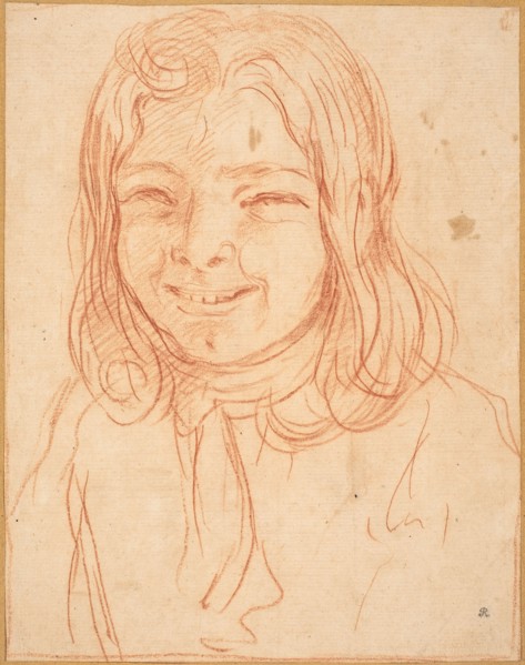 A Smiling Boy with Flowing Hair, c. 1700.