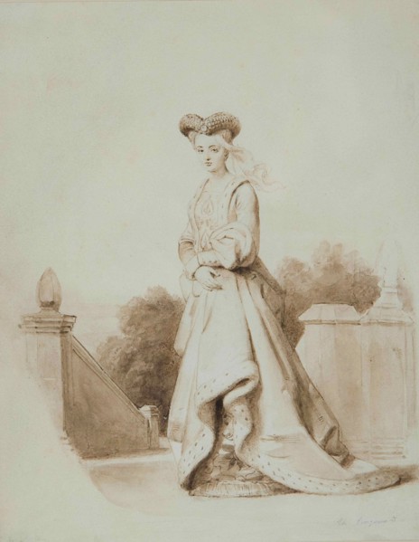 Anne de Beaujeu. Creator: Fragonard, Théophile (1806-1876).