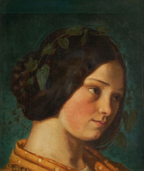 Portrait de Zélie Courbet, c.1842.