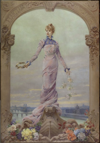 Allegory of the city of Paris, 1901.