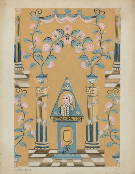 Wall Paper and Border, c. 1936.