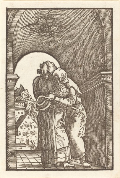 Joachim Embracing Anna, c. 1513.