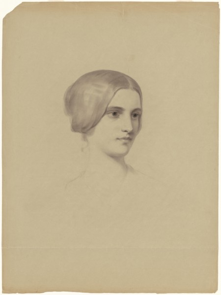 Head of a Young Woman, 1840-1854.