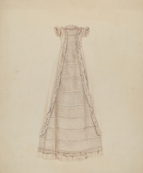 Infant's Dress (Front View), c. 1938.