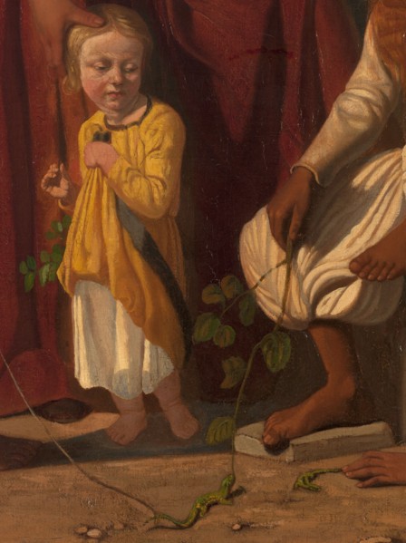 At the fountain, between 1833 and 1886.