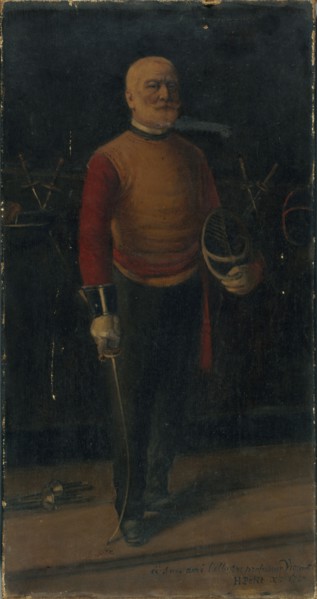 Self-portrait as a fencing master, 1887.