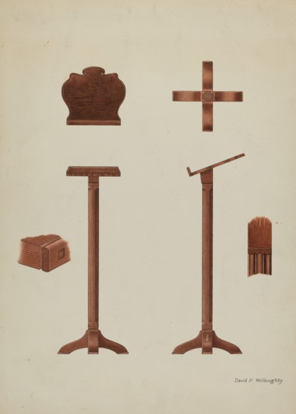 Lectern (Reading Stand), c. 1936.