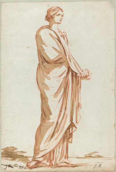 Roman Statue of a Standing Woman.