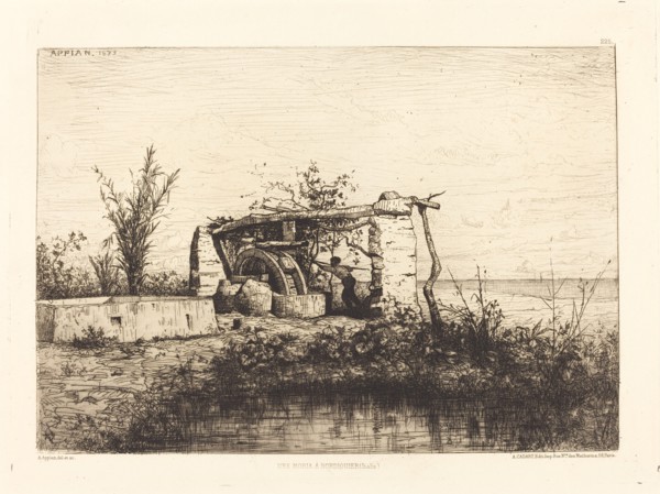 Une moria a Bordiquier (Italie), 1873.