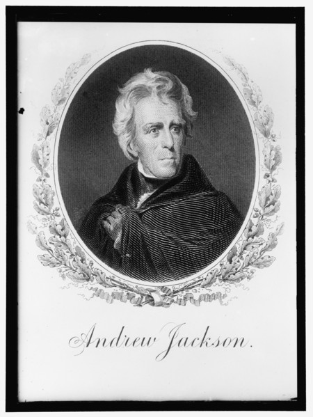 Andrew Jackson, between 1913 and 1917. Creator: Harris & Ewing.