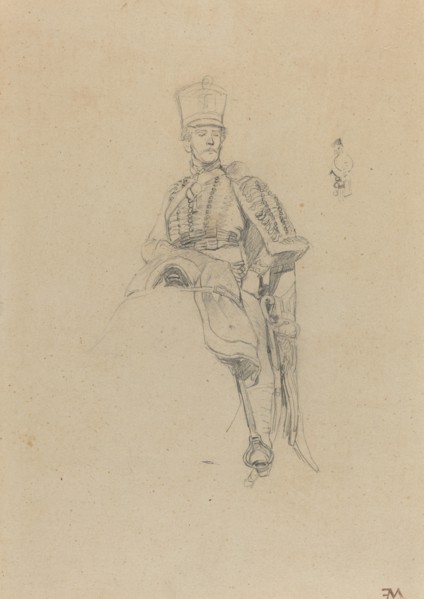 A French Hussar, c. 1865.