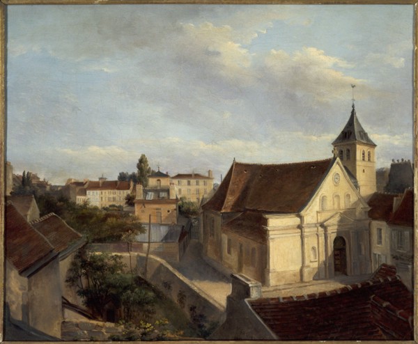 The old Church of Belleville, 1852.