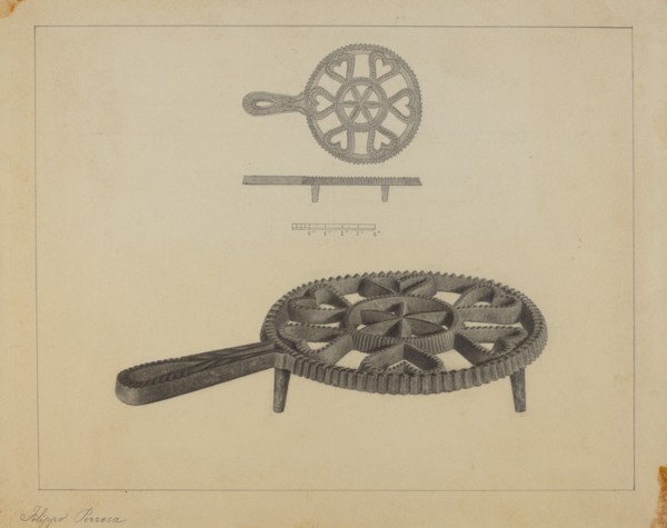 Pa. German Flat-iron Stand, 1935/1942.