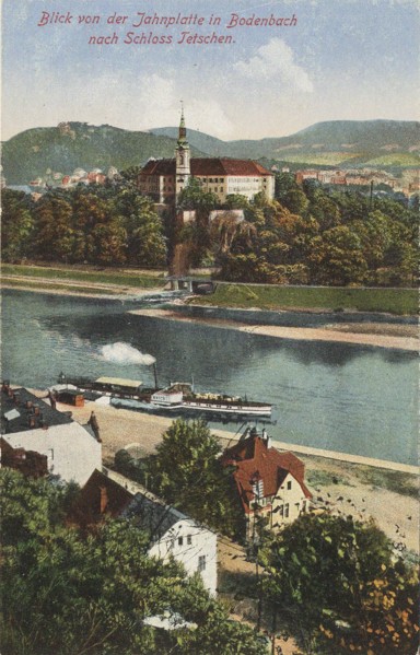 Border between Bodenbach and Tetschen, 1915. Private Collection.