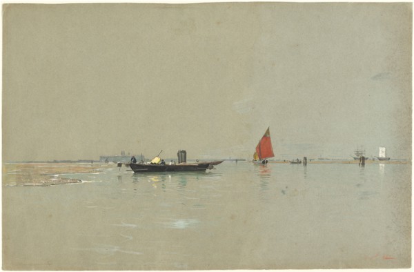 A Venetian Lagoon, 1871/1874.