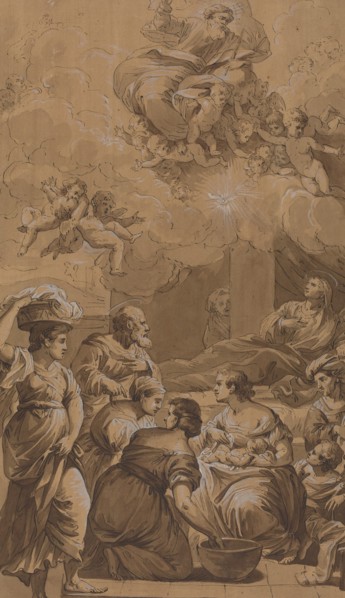 Birth of the Virgin, 18th century.