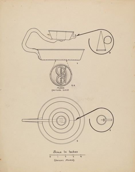 Candlestick with Snuffer, 1935/1942.