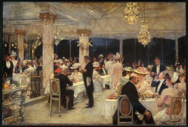 Armenonville, le soir du Grand-Prix, 1905.