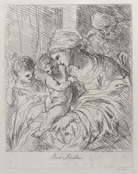 The Holy Family with Saint John the Baptist, 1663.
