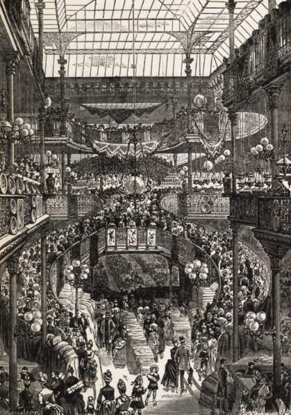 Le Bon Marché: Grand Central Staircase, 1892. Private Collection.