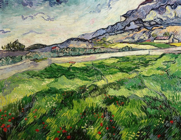 Green wheat field, 1889. Creator: Gogh, Vincent, van (1853-1890).