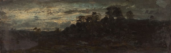 Barbizon, le soir.