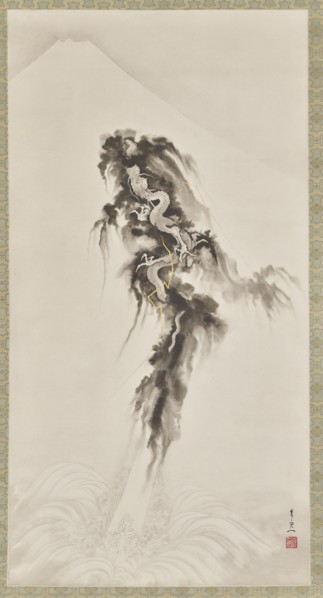 Rising Dragon and Mount Fuji. Private Collection.