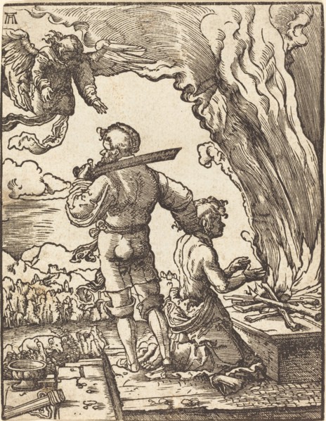 Abraham's Sacrifice, in or after 1520.