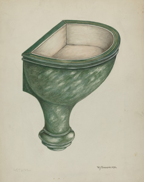 Holy Water Font, Santa Barbara, 1935/1942.