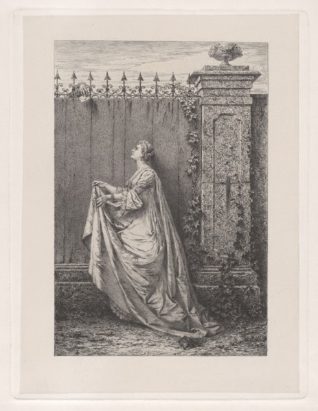 Furtive message (Messaggio furtivo), 1870-71.