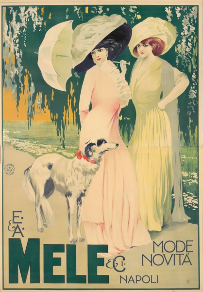E. & A. Mele Napoli, 1910. Private Collection.