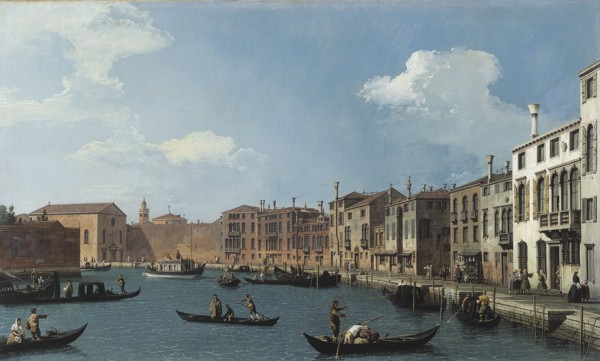 View of the Santa Chiara canal, in Venice, c1730.