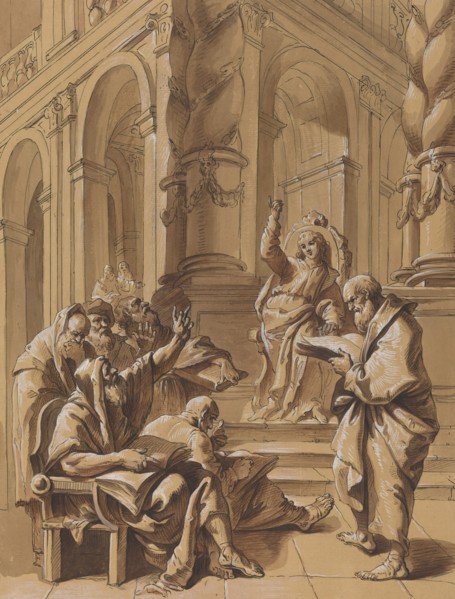 Christ among the Doctors, 18th century.