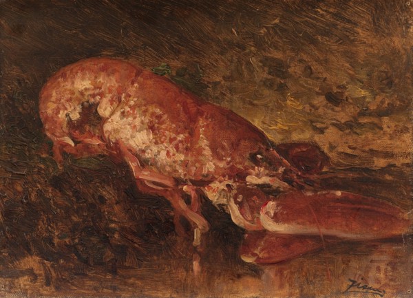 Nature morte au homard.