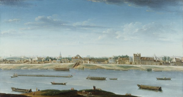 Port Saint-Bernard, seen from Arsenal, 1752.