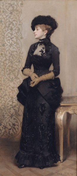Woman with gloves, called La Parisienne, c1883.