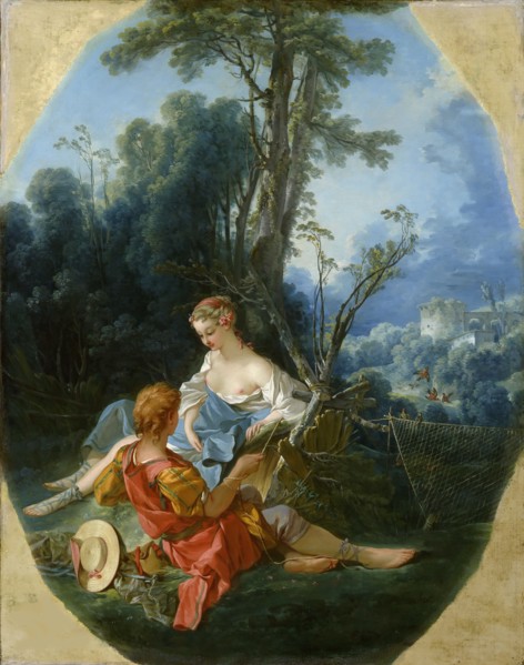 Pleasures of the Country, 1743. Creator: Boucher, François (1703-1770).
