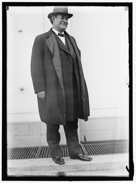 William Jennings Bryan, between 1913 and 1917. Creator: Harris & Ewing.