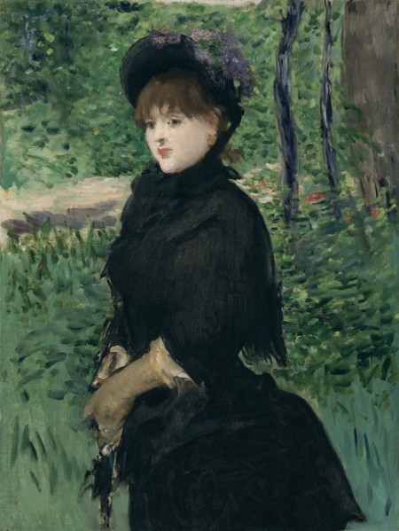 La Promenade (Madame Gamby), 1880. Creator: Manet, Édouard (1832-1883).