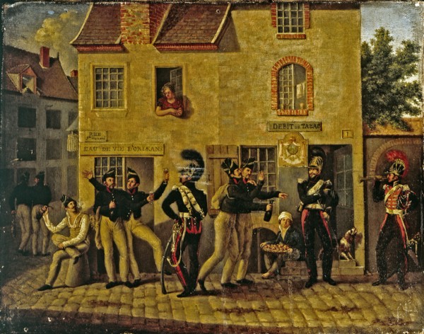 Marchand de vin, faubourg Saint-Honoré, c1820.