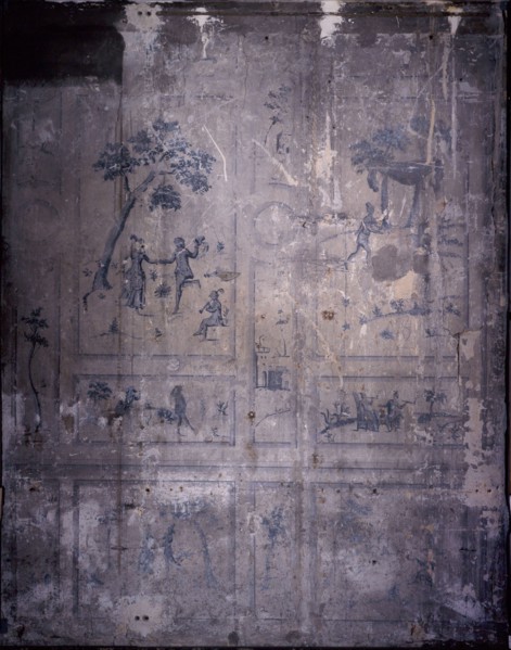 Wall painting: pastoral scenes, between 1715 and 1725.